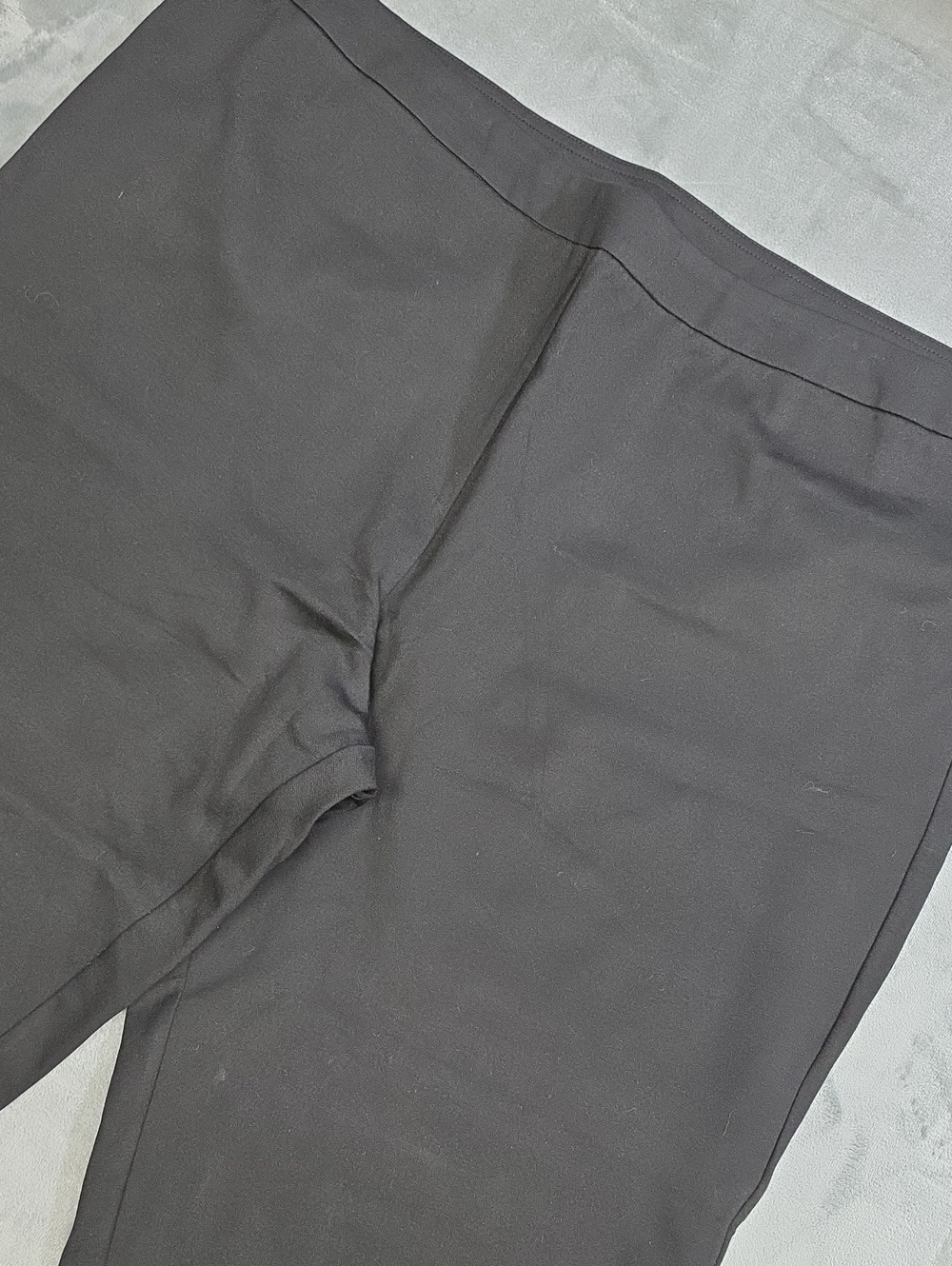Joan Rivers 3X Black Straight-Leg Pull On Work Pants Plus Size
